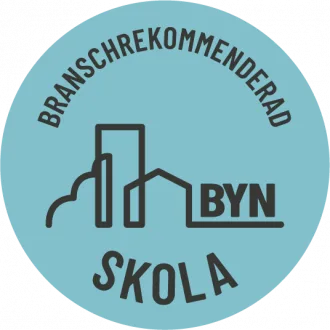 Logotype Byggnadsindustrins Yrkesnämnd - BYN, vilket innebär att Movants utbildningar är aktuella och motsvarar de krav som branschen ställer.