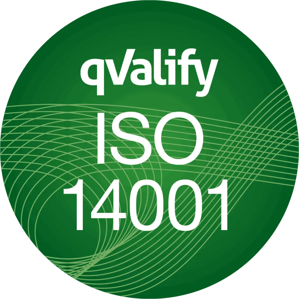 ISO.14001 logotype - Kvalitetsmärke