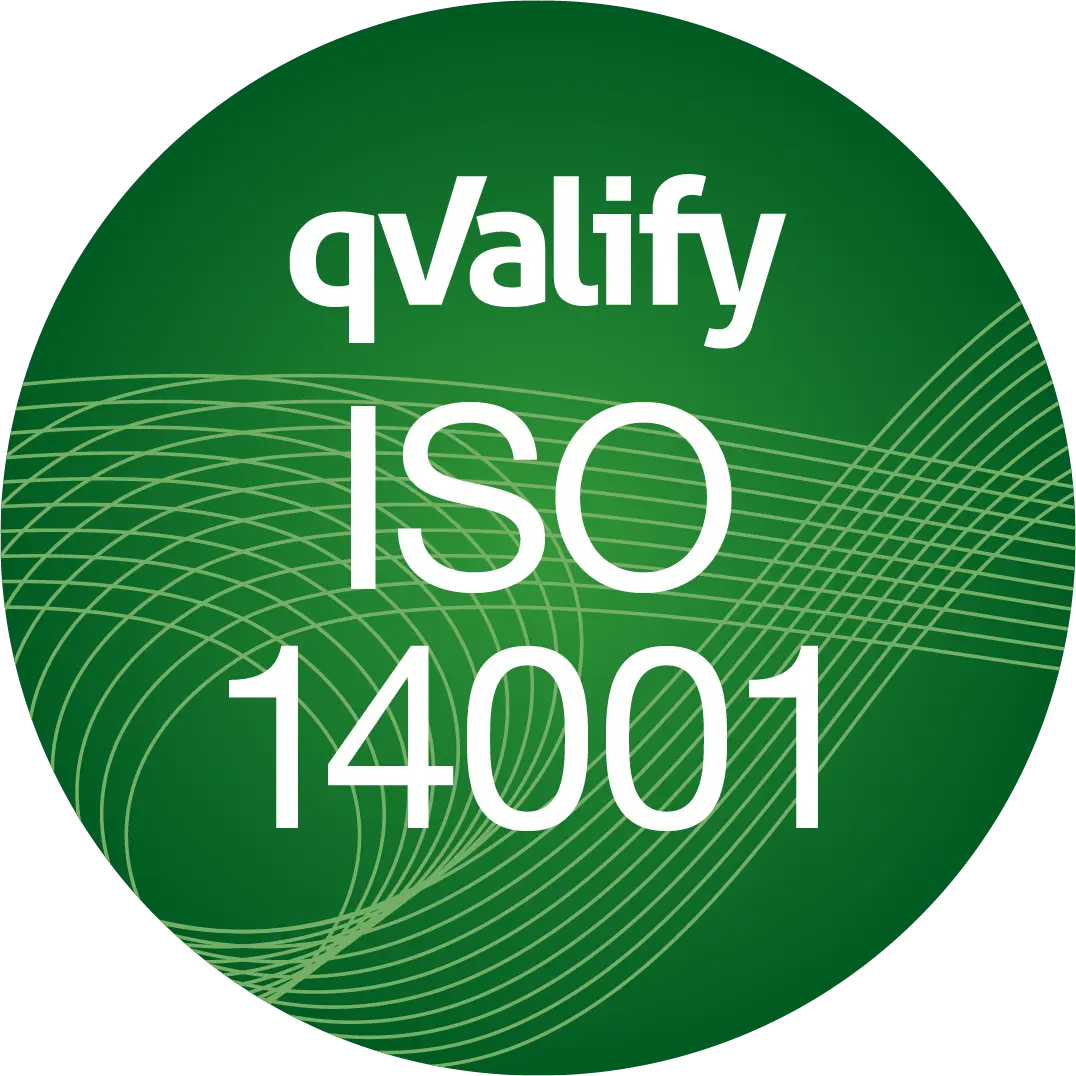 ISO.14001 logotype - Kvalitetsmärke