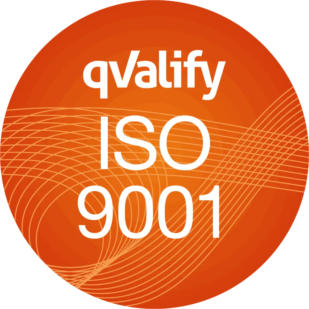 ISO.9001 logotype - Kvalitetsmärke