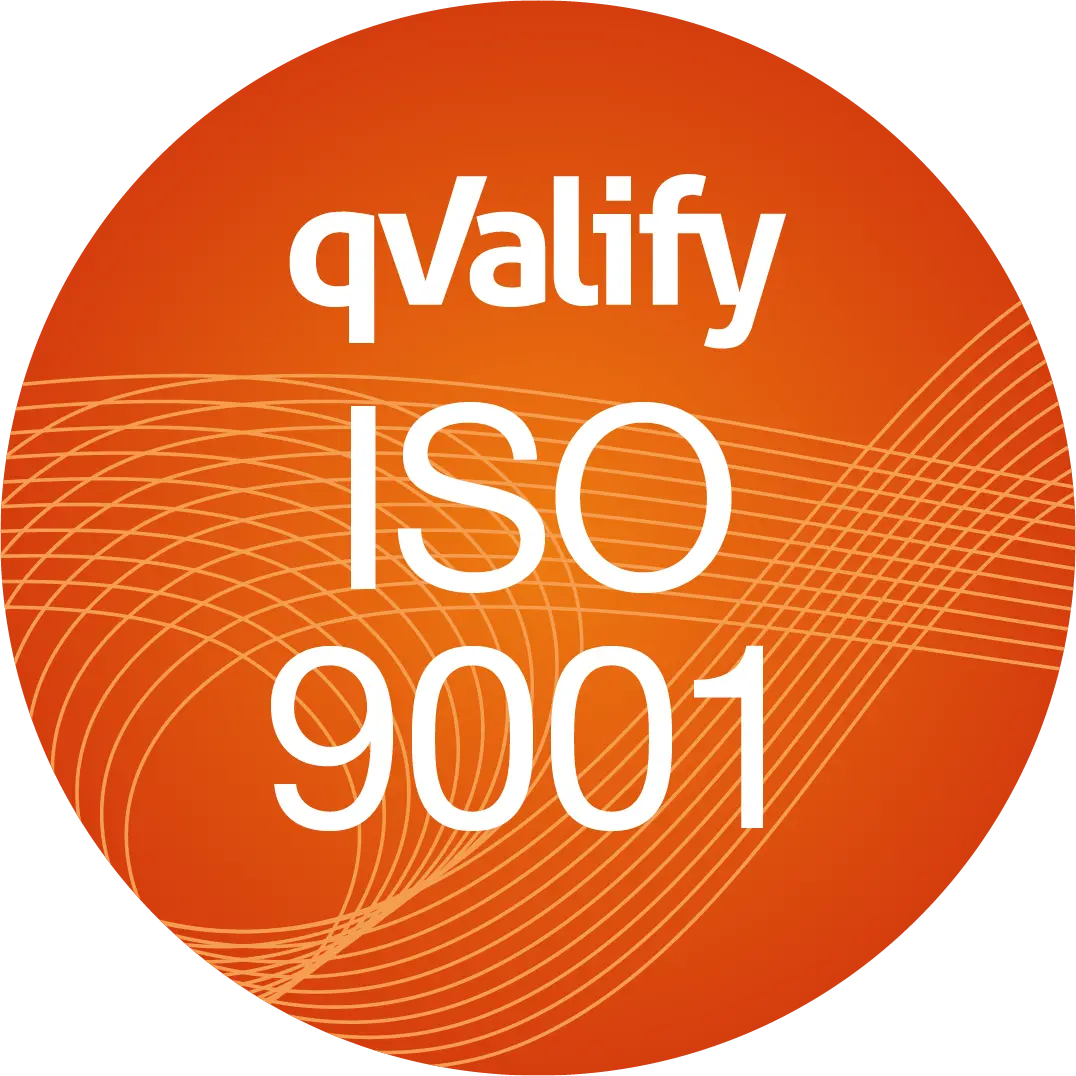 ISO.9001 logotype - Kvalitetsmärke