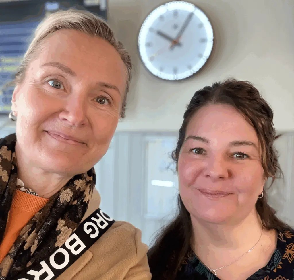 Johanna Wettainen, specialpedagog, och Sara Hållander, kurator