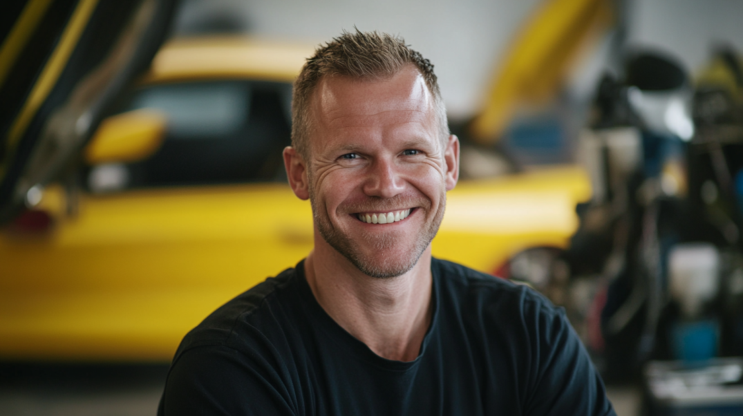 Mekaniker utbildning – utbildningsdeltagare arbetar med motor och tekniska system.