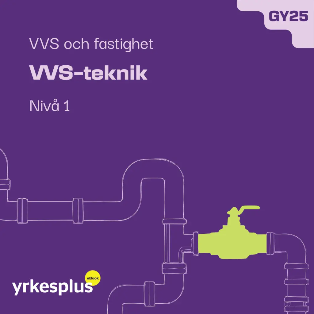 Omslag för e-kurs VVS-teknik, nivå 1