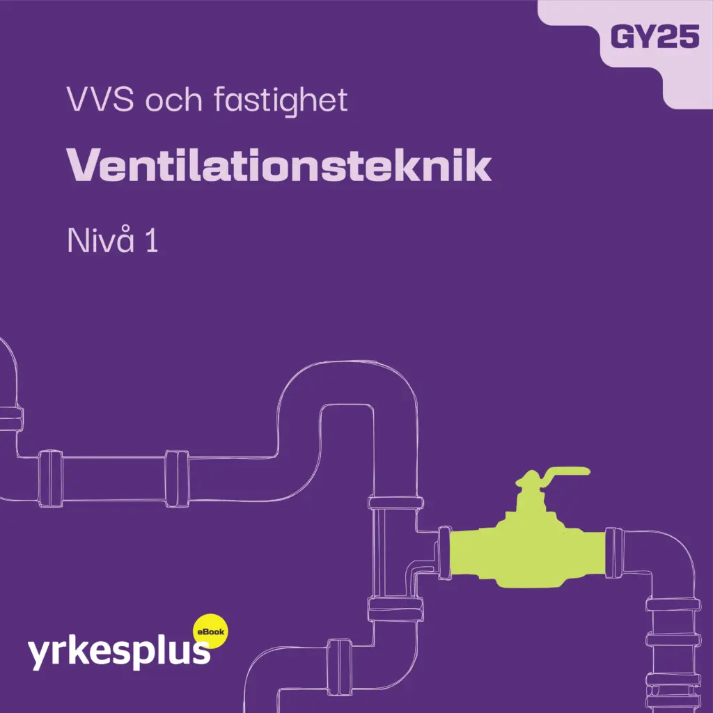 Omslag för e-kurs Ventilationsteknik, nivå 1