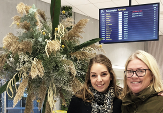 Movants florister ställer ut på Bromma flygplats